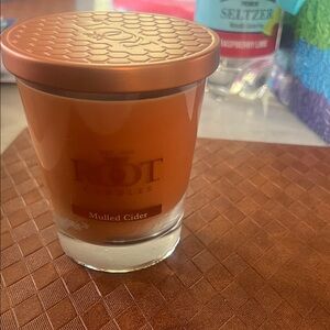 Mulled Cider Orange Glass Scented Candle